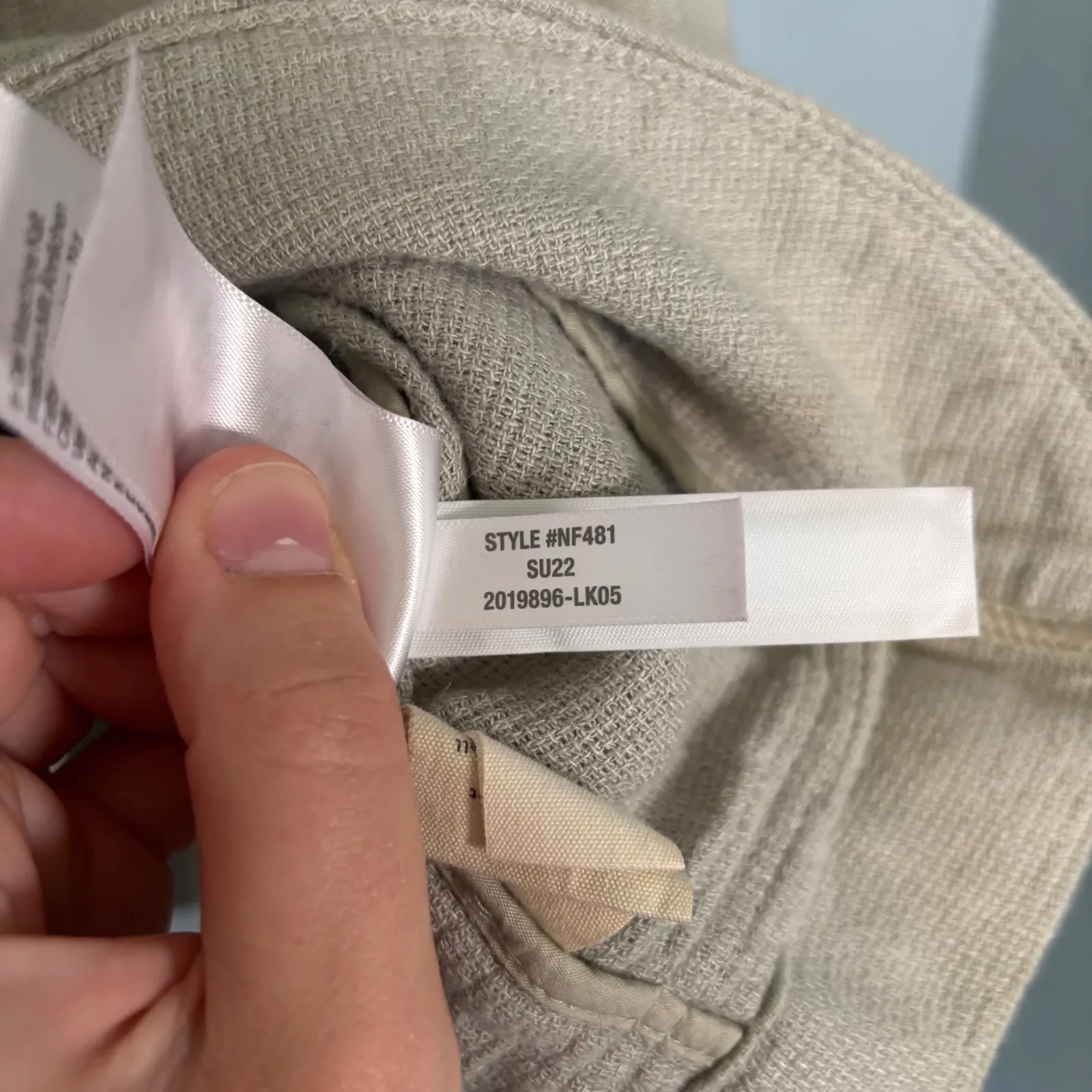 Madewell Women's Breezewoven Larsen Blazer Ashen Sage Size Small Linen Office‎ - Image 11