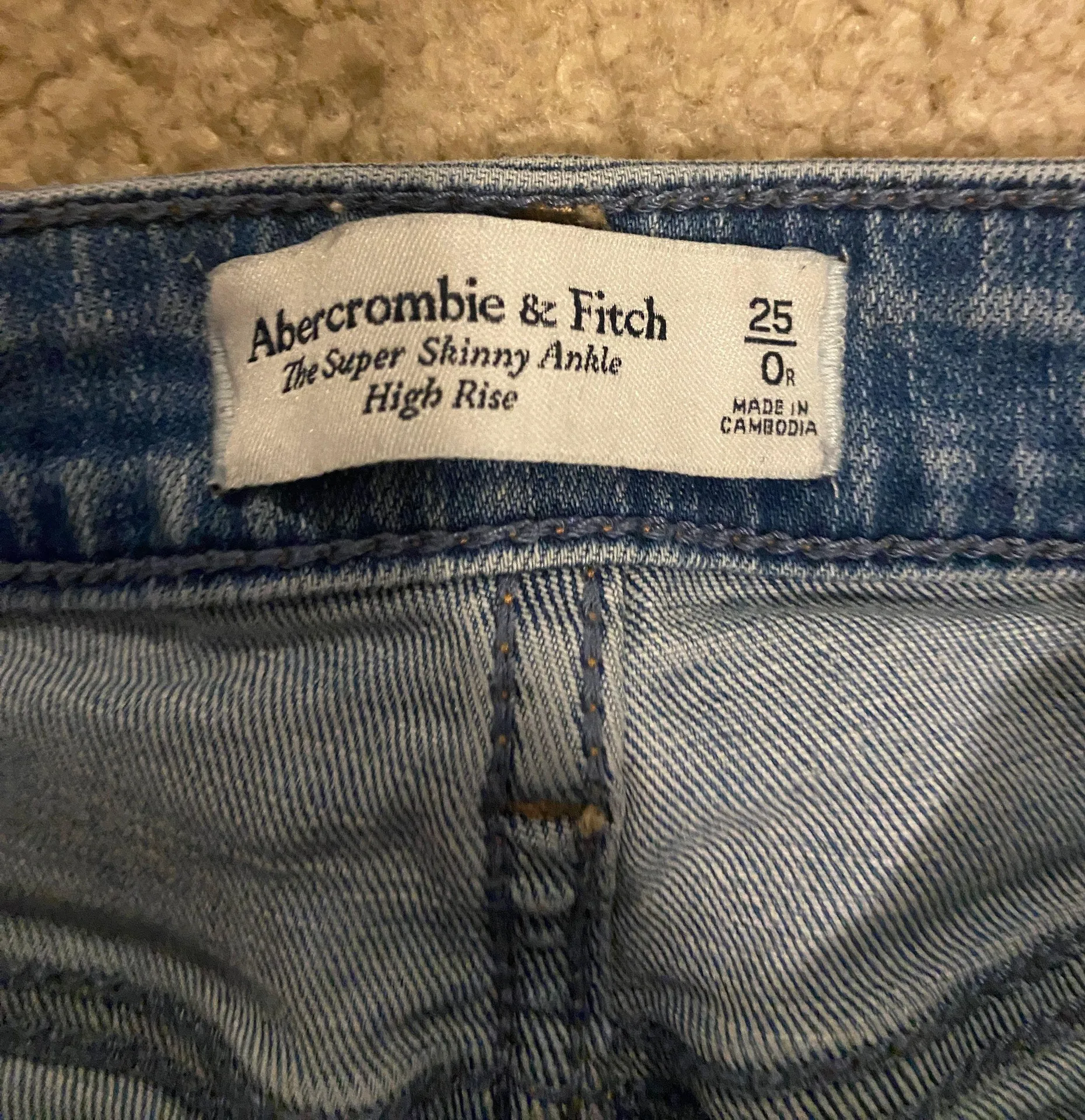 super skinny high rise jeans - Image 2