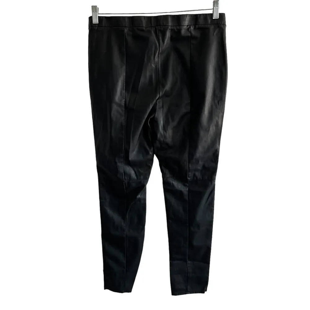 Cupcakes and Cashmere Liliana Legging Large Black Vegan Faux Leather - Image 3