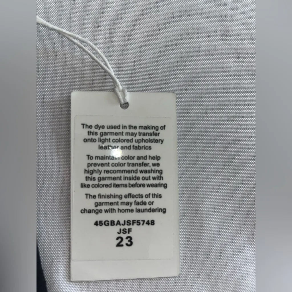 Joe’s Jeans The Charlie High Rise Skinny Ankle With Leopard Print Side Stripe Black Size 23 - Image 10