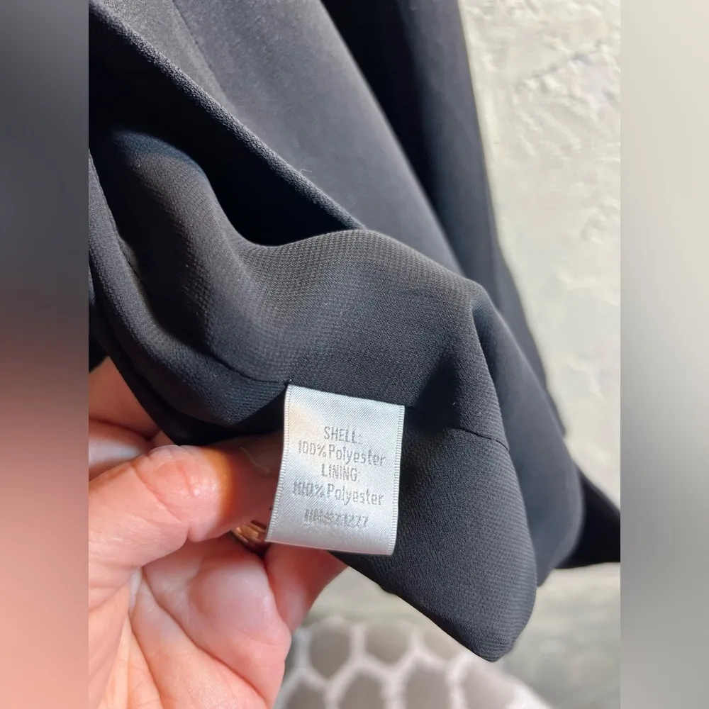 Black Blazer by Lauren Conrad Open front Flowy, unstructured jacket, versatile - Image 9