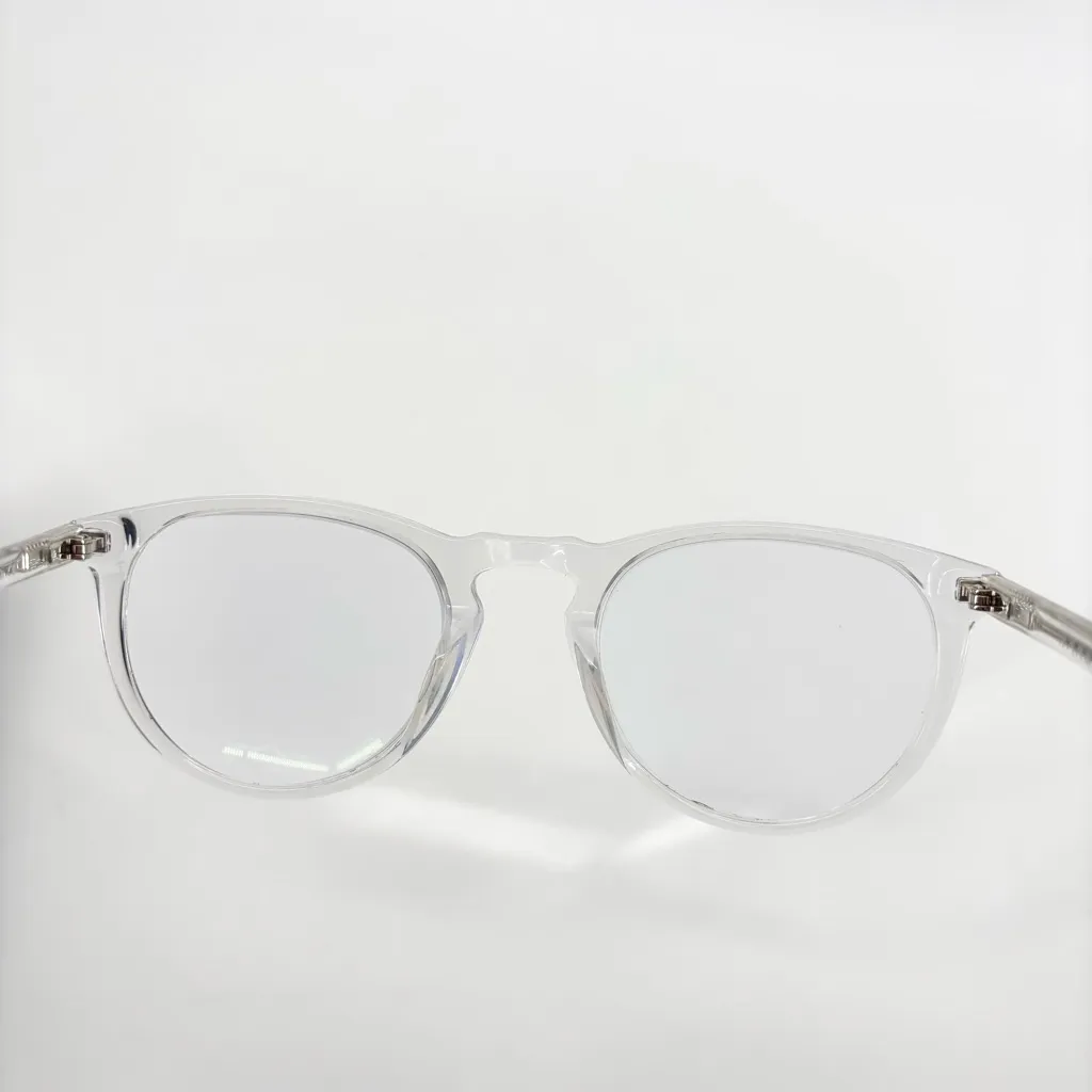 Warby Parker Haskell 500 M 49-22-145 Crystal Clear Frames Glasses - Image 7
