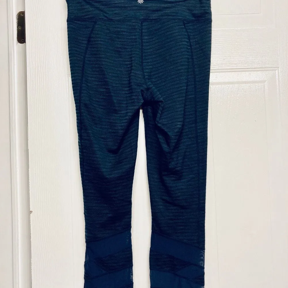 Athleta High Rise Jacquard‎ Mantra Capris Small - Image 2