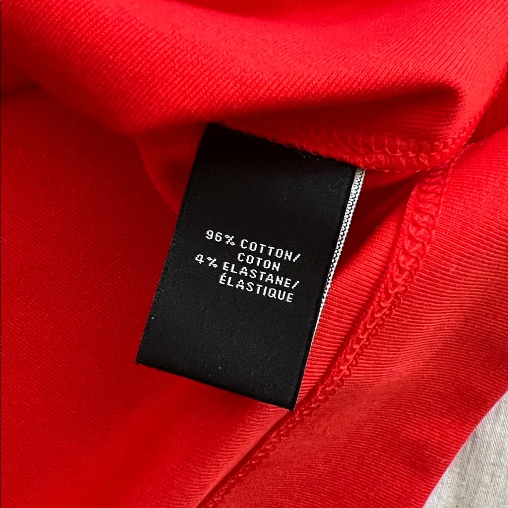 Lafayette 148 New York Women's Blazer Jacket and Top Matching Set Linen Red Size 10 - Image 8