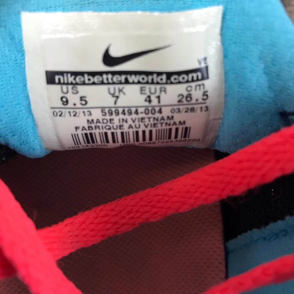 NIKE VTG Dual Fusion Sneaker Women 9.5 Black Pink Mesh Running Jogging Outdoor - Image 13