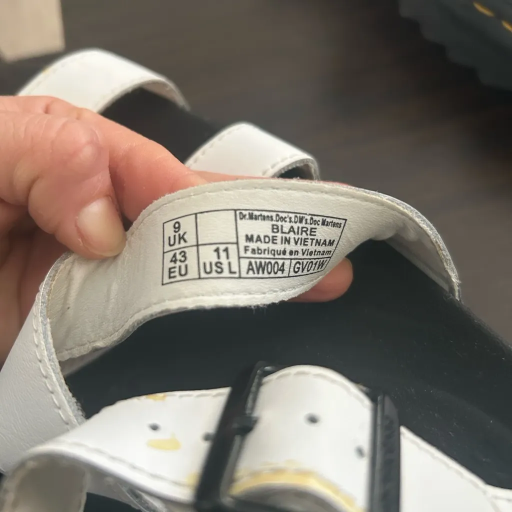 WOMEN'S DR. MARTENS BLAIRE PLATFORM SANDALS SIZE 11 US/L - Image 12