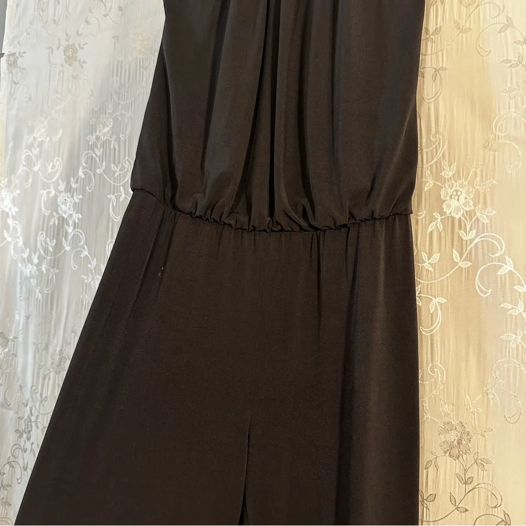 Laundry by Shelli Segal  Black Halter Jumpsuit Size 2 - Image 8
