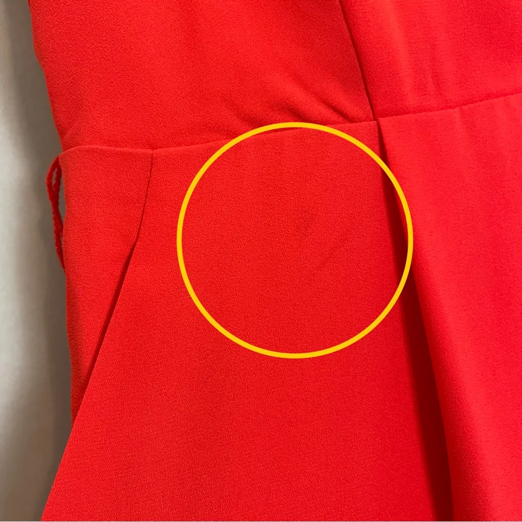 J. Crew‎ Wrap Jumpsuit NO BELT NWT Flaws Short Sleeves Size 0 V-Neck Wide Leg - Image 14