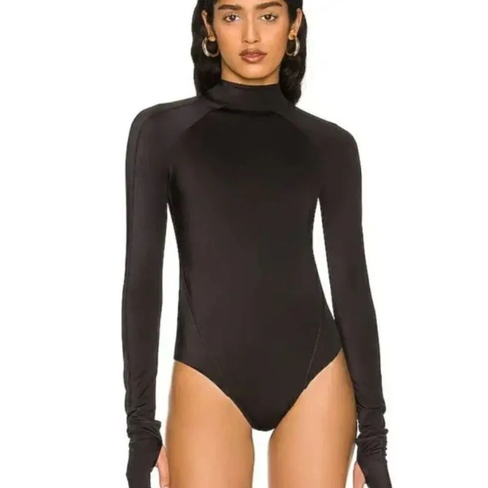 New. We Are HAH black 1-piece swim/bodysuit. Retails $240. Large - Image 5
