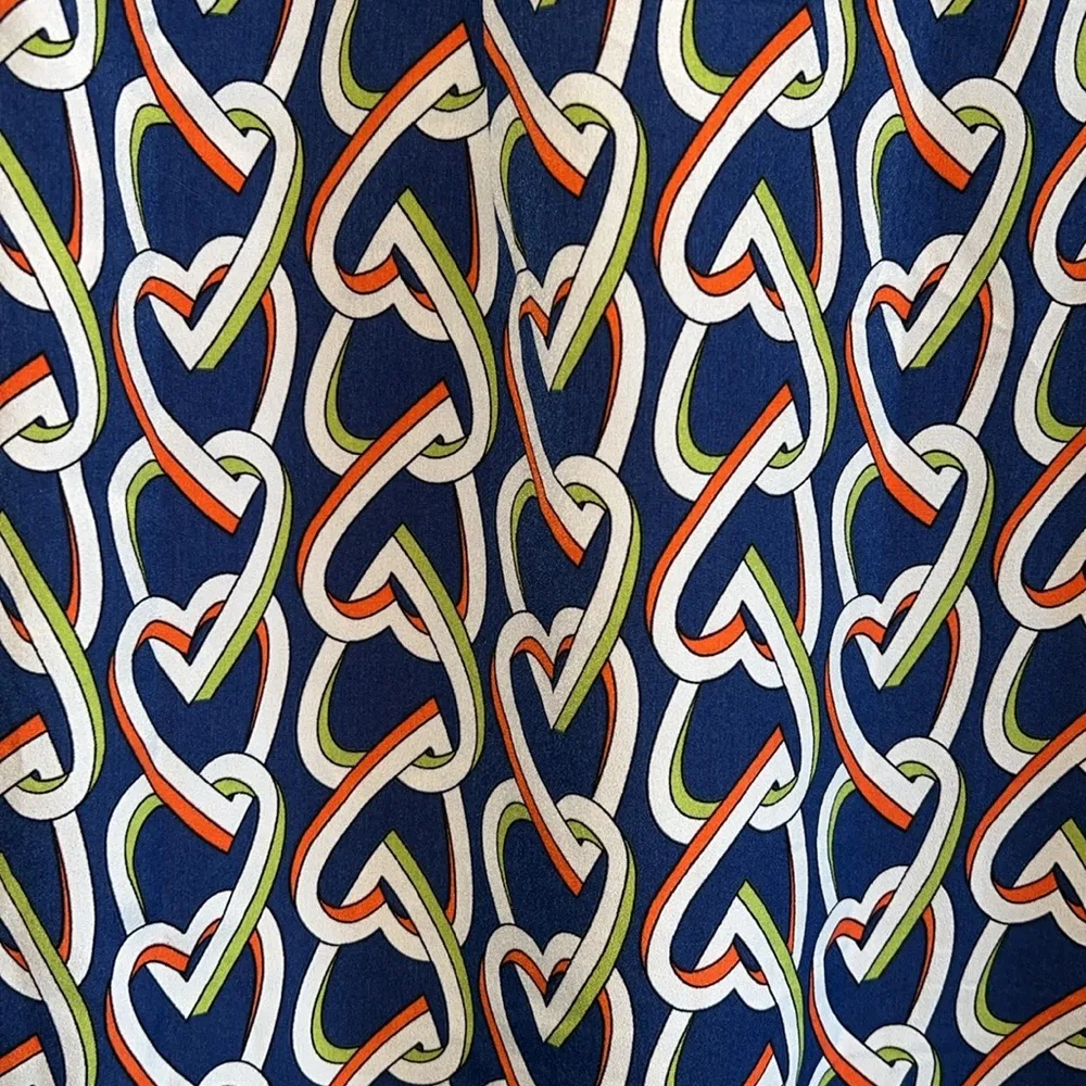 Cabi Dress Women Small 5370 Amour Button Down Heart Print Sleeveless Shirt Dress - Image 9