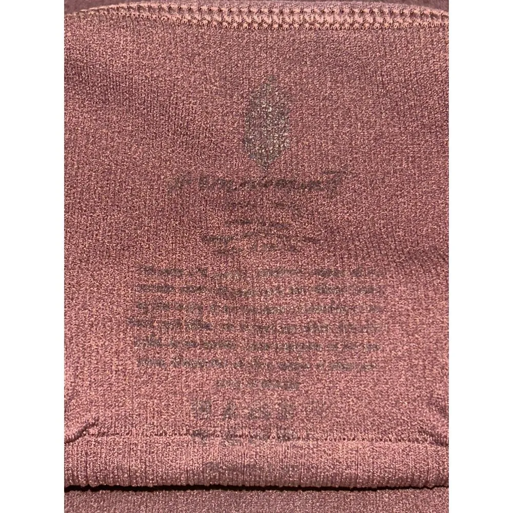 Free People Movement Brown Sleeveless Yoga Athletic Sports Bra Crop Top Size S - Image 3