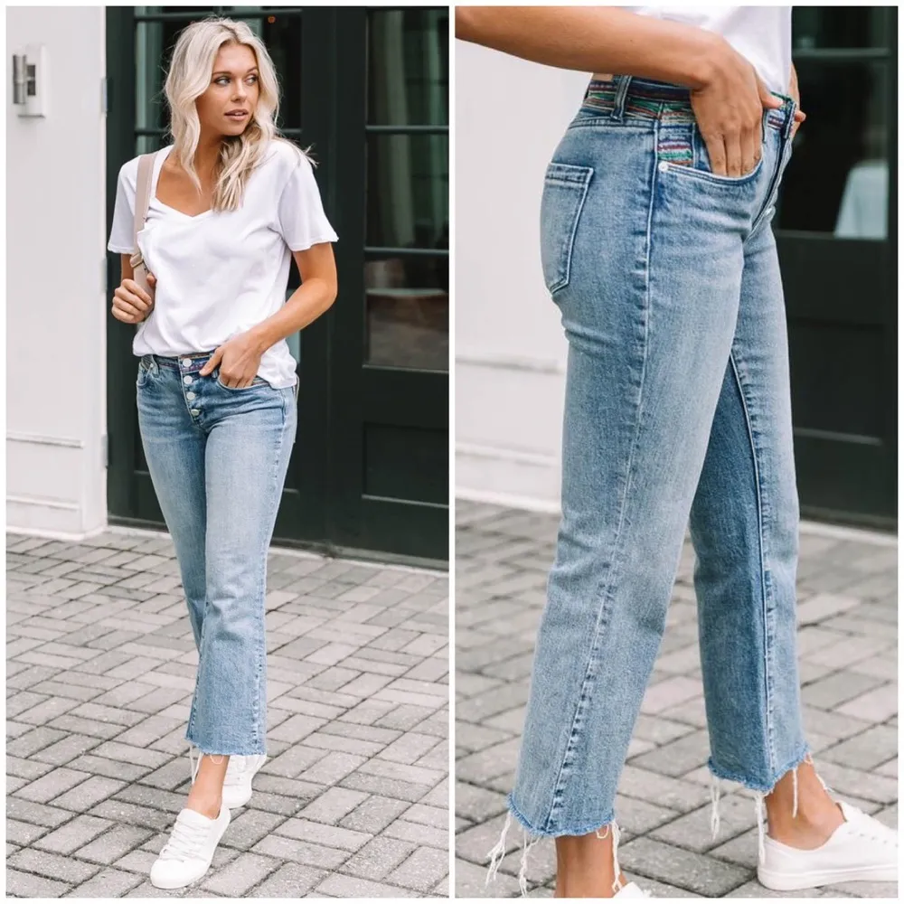 nwt // blank nyc rainbow varick flare crop jeans - Image 43