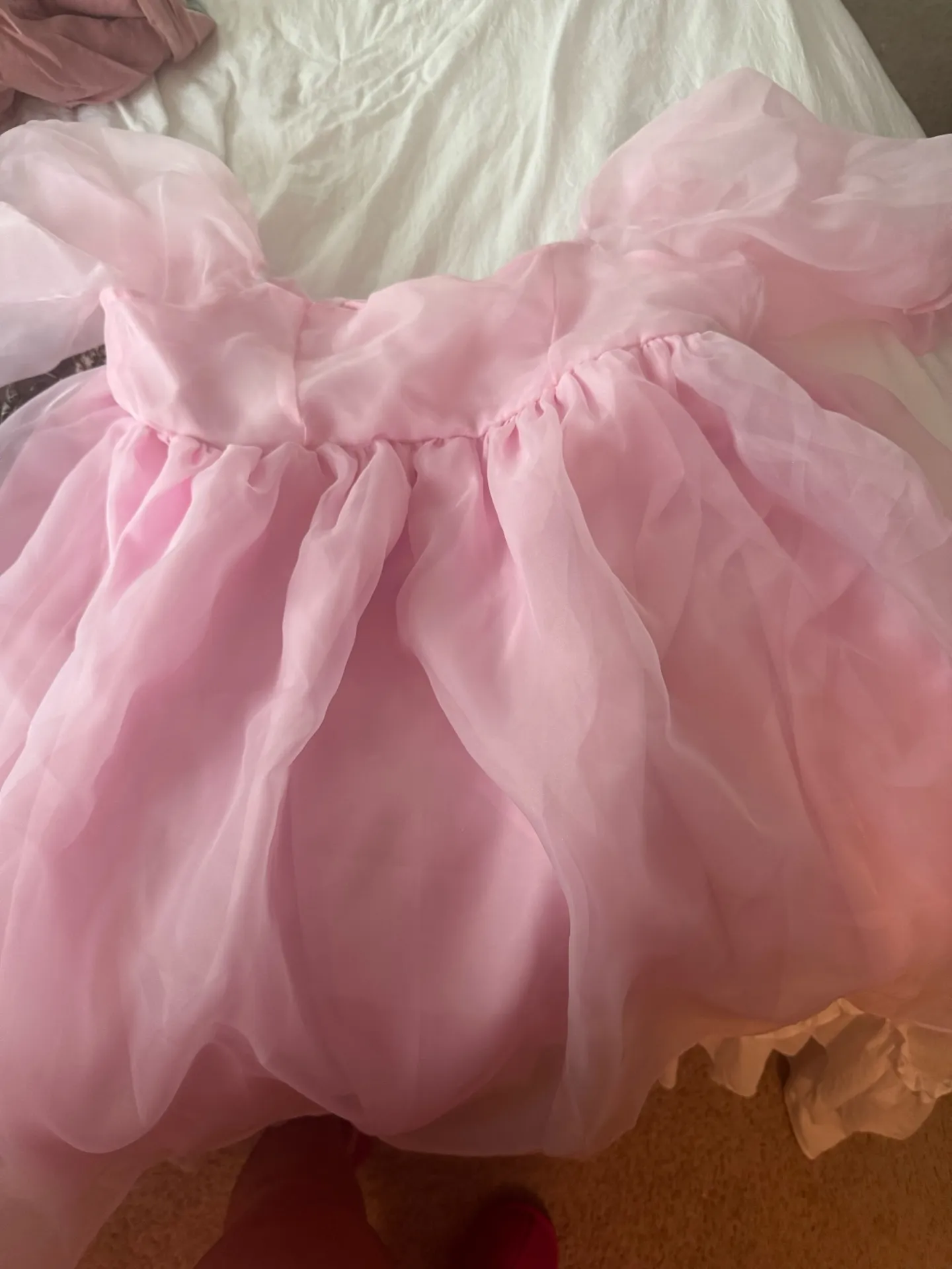 Pink baby doll dress Size M - Image 4