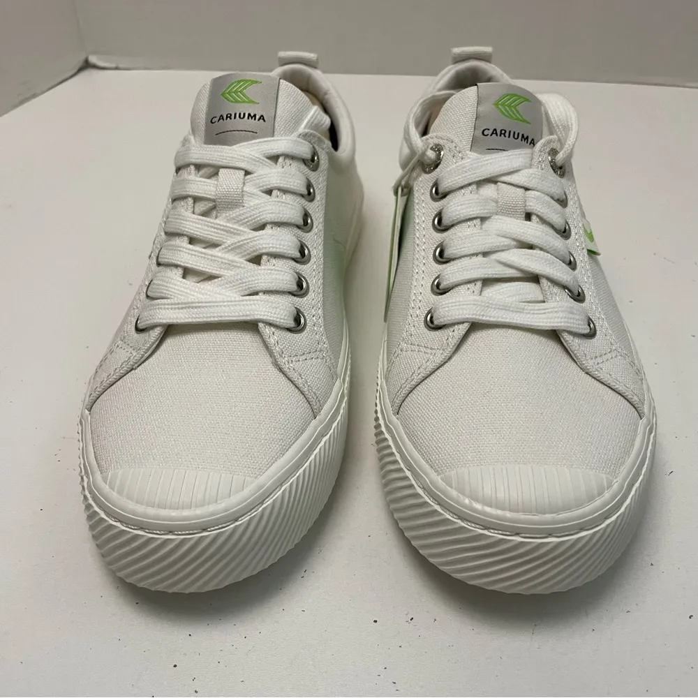 Cariuma Sneakers OCA Low Organic Canvas Comfort Travel Streetwear Off White Size 9.5 - Image 2