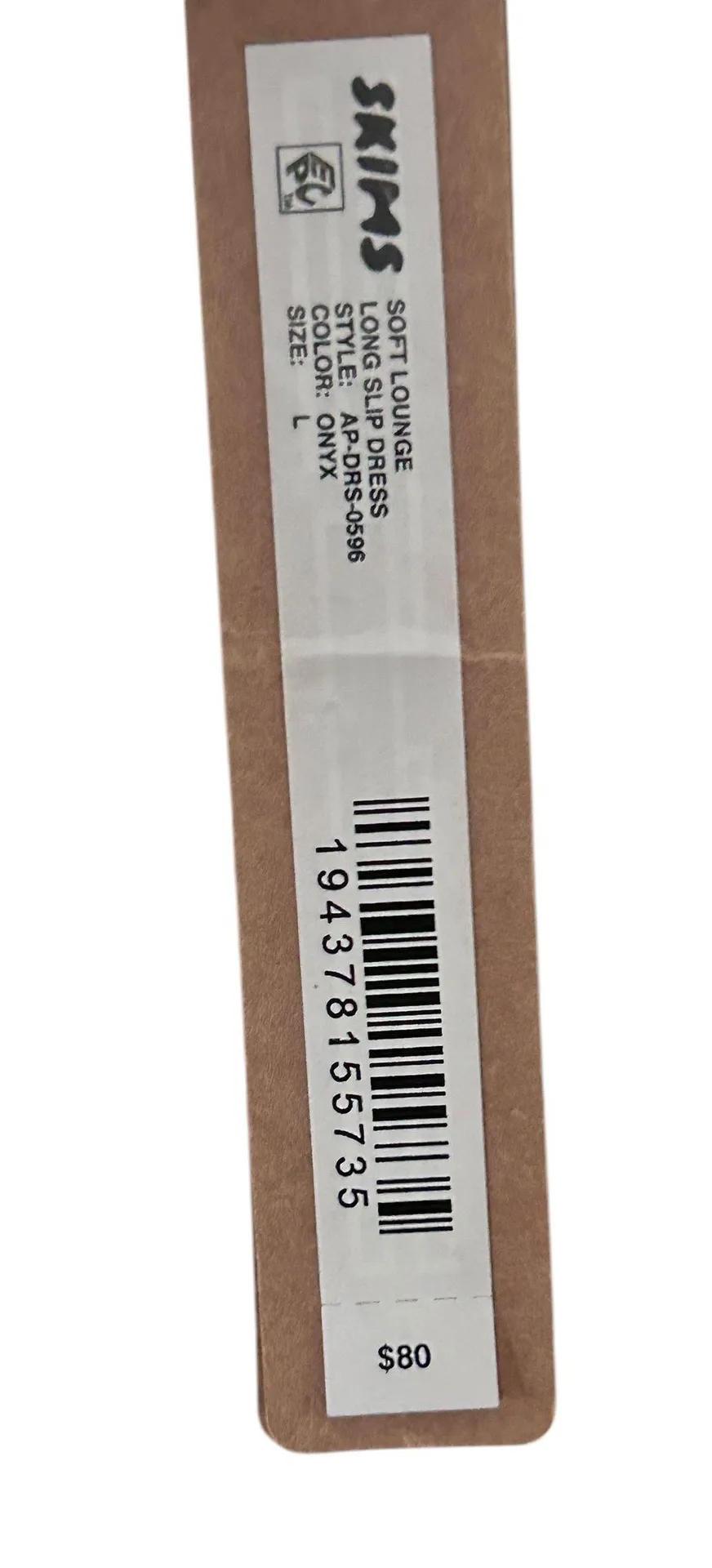 Soft Lounge Long Slip Dress Black Size Large NWT Authentic - Image 6