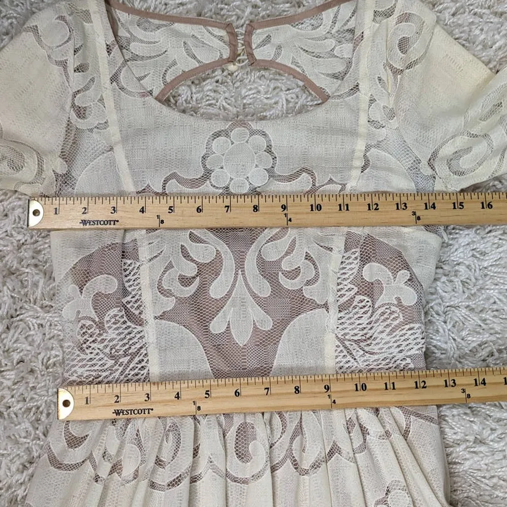 Plenty by Tracy Reese Short Sleeve Lace Fit and Flare Dress Size 0 - Image 7