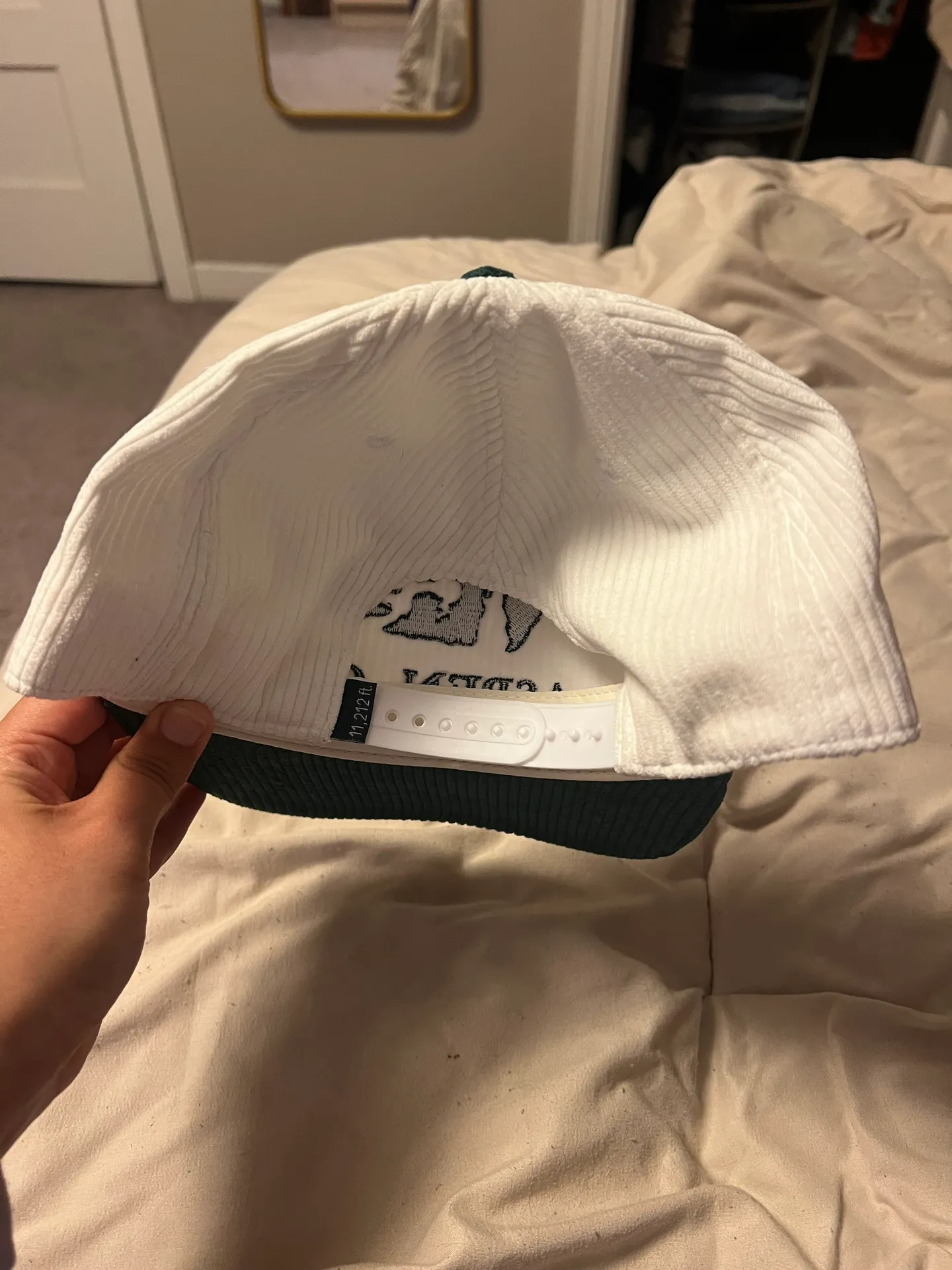 Aspen CO Flat Bill Corduroy Hat - Image 3