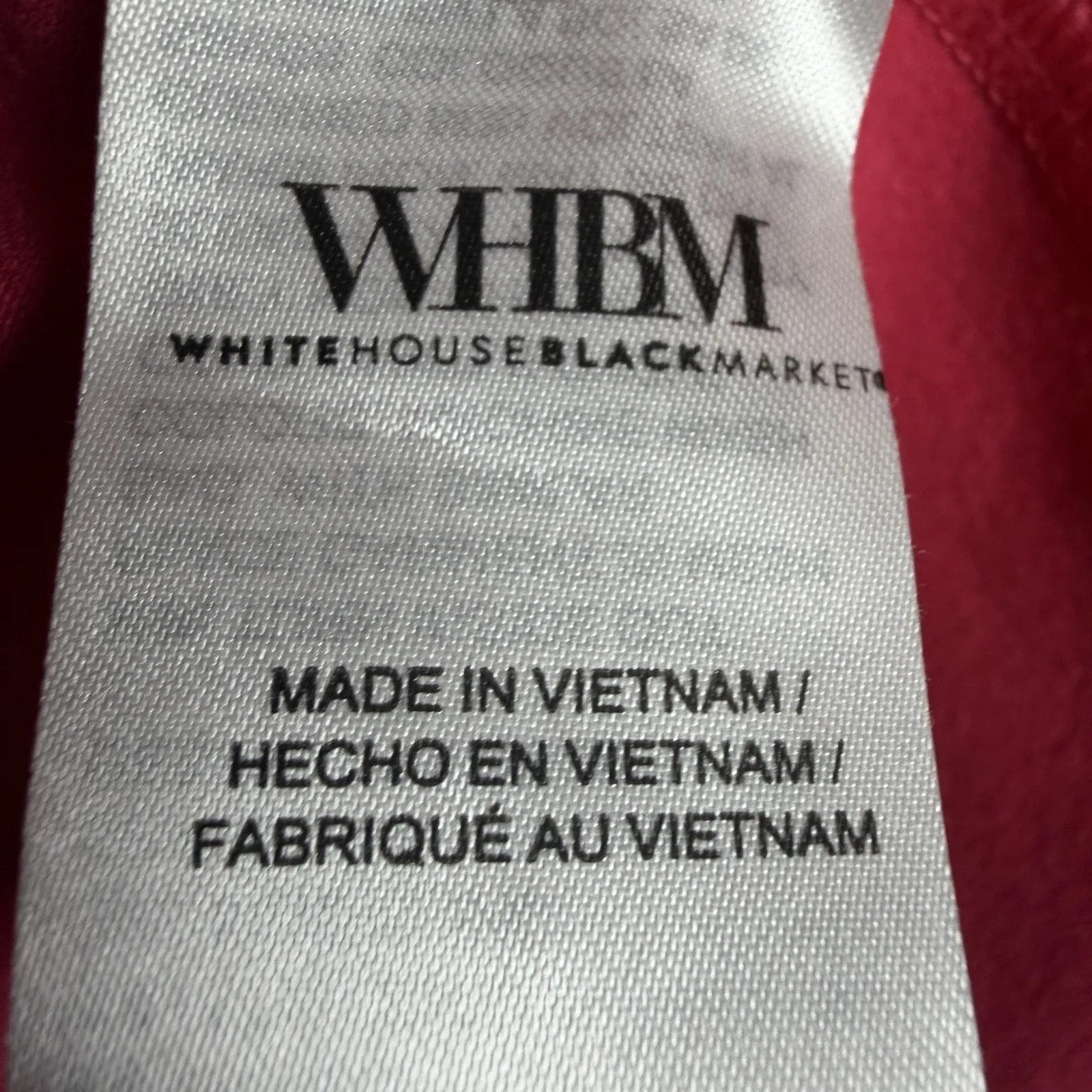 White House Black Market Women's Pink Bodice Tee M Modal Stretch Minimalist Chic - Image 13