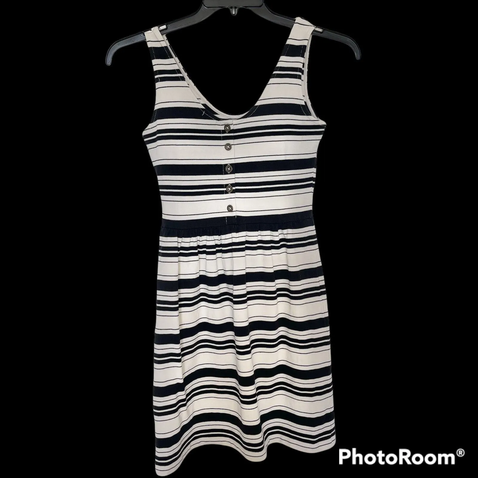 J.Crew Womens Dress Sz XS Striped Sleeveless Preppy Classic Modern Casual - Image 10
