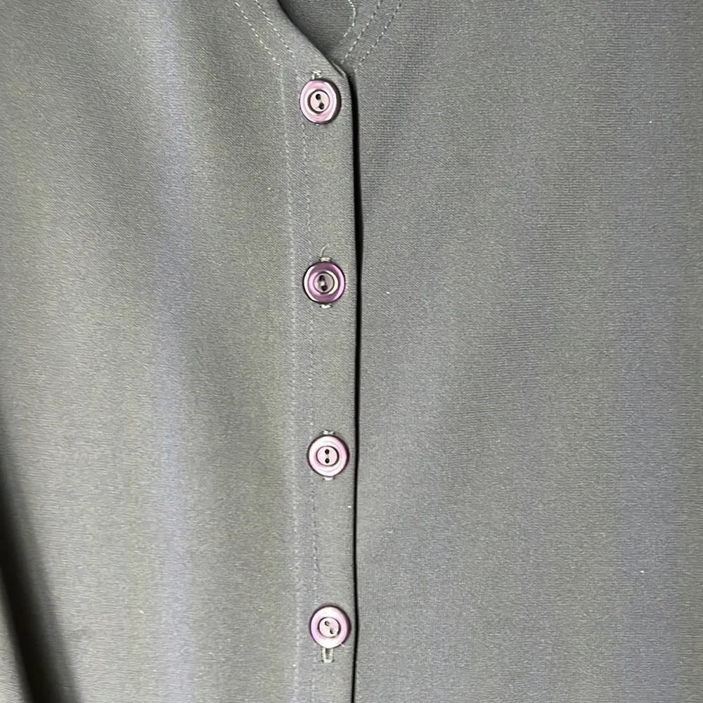 Ashley Stewart | Plus Size Clothing, size 14-16 Long Shirt Color Dark Blue Black - Image 9