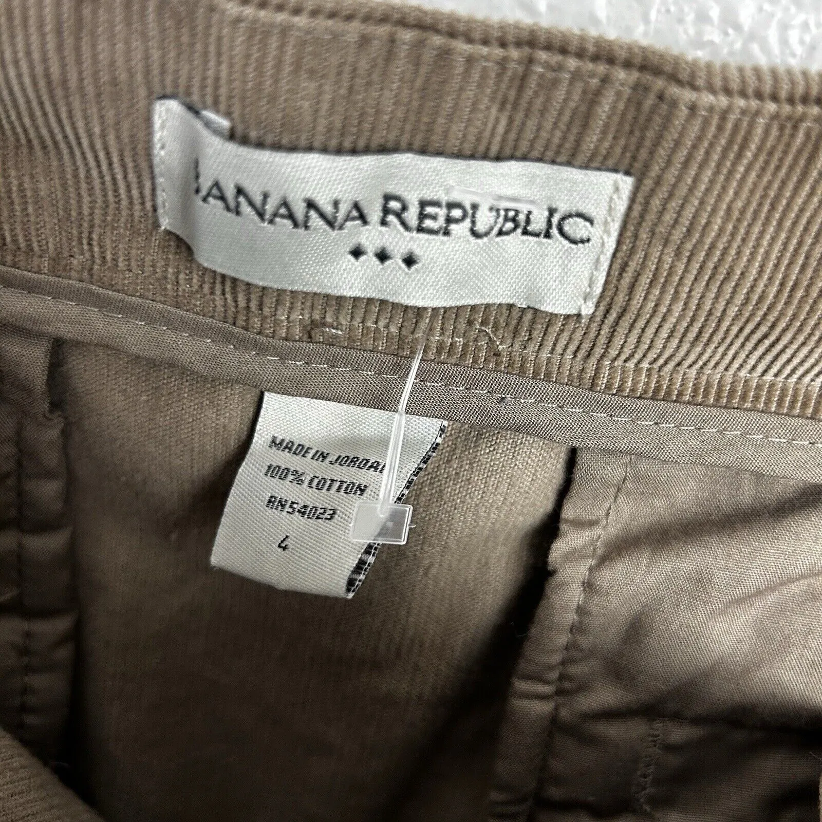 Banana Republic Factory Tan Brown Corduroy Midi Straight Skirt - Image 7