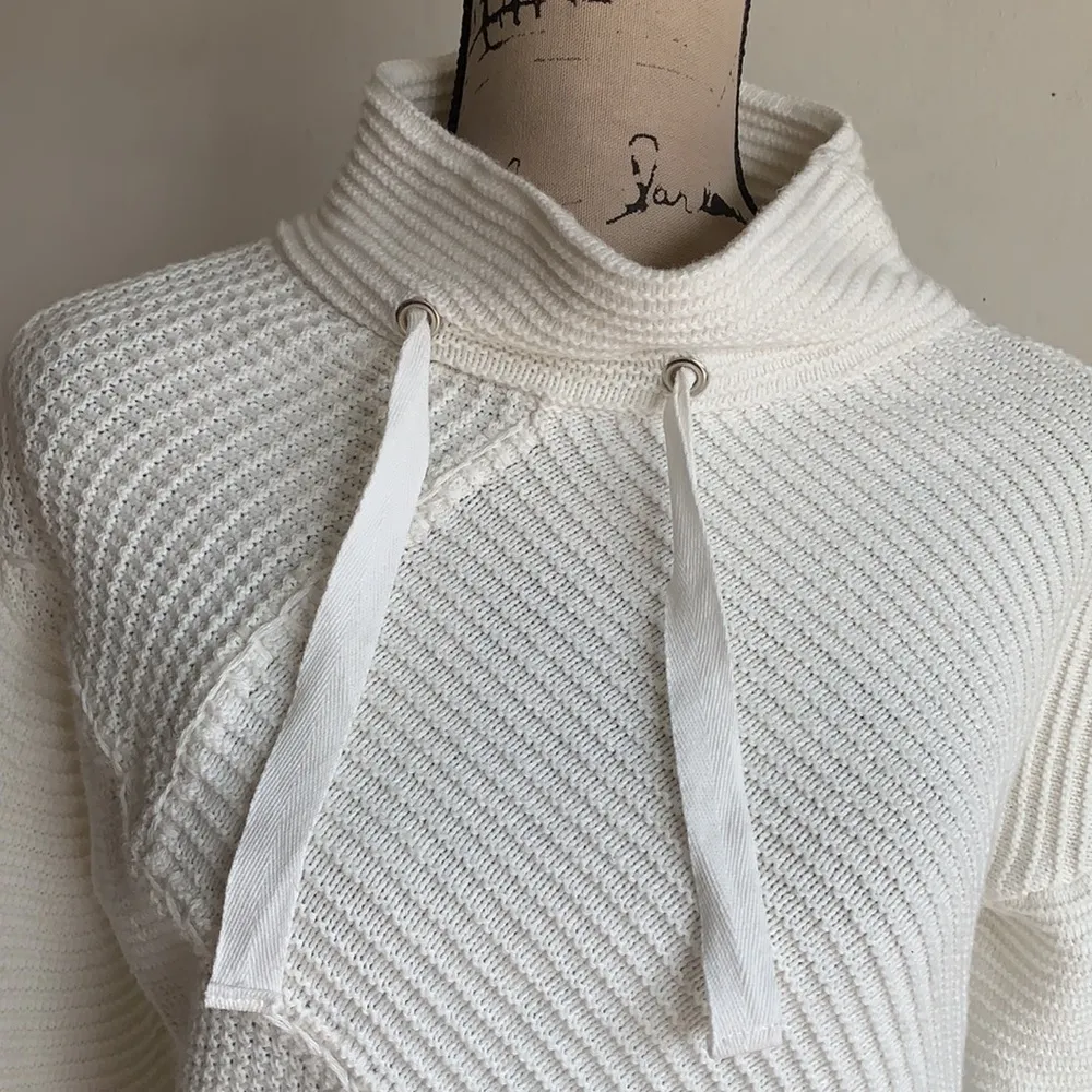 Soft Surroundings White Pullover Tunic Sweater - Image 4