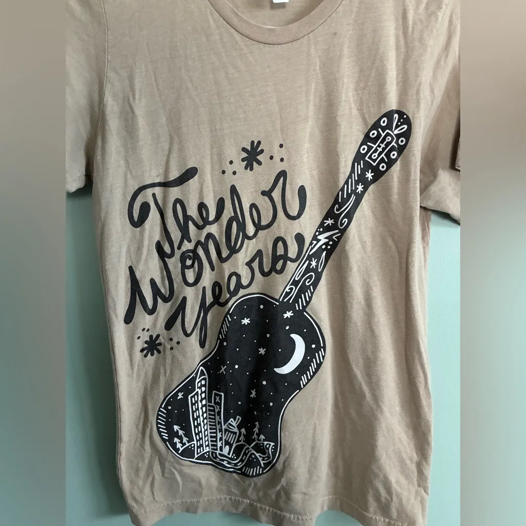 The Wonder Years Guitar Womens Band Burst & Decay Tour Tee Sz S Well Loved - Image 2