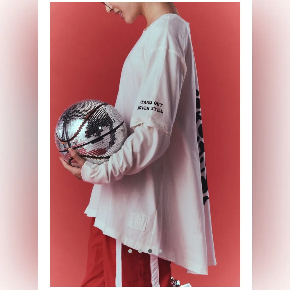 NWT FP Movement Leg Day Logo Layer White - Image 3