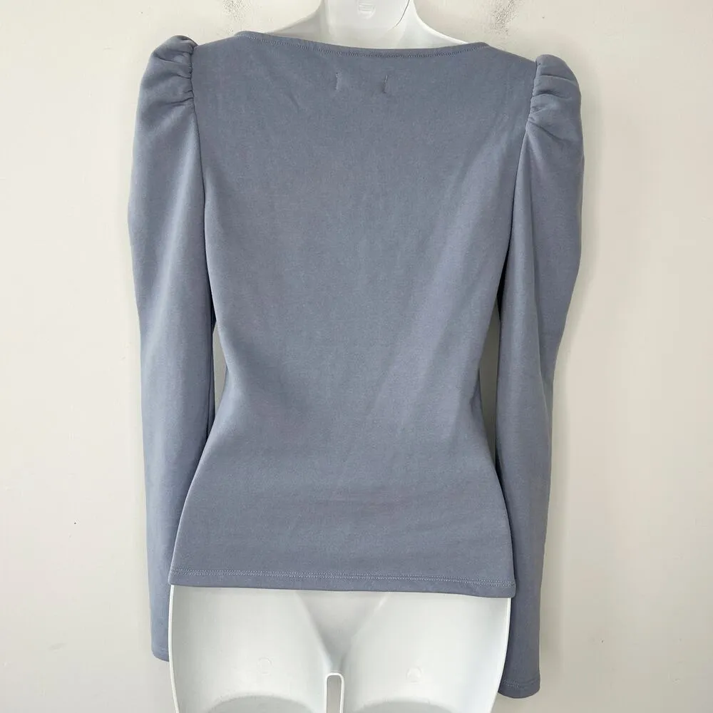 MAJORELLE Puff Sleeve Top Womens Size XS Soft Girl Whimsical Regencycore Ballet - Image 4