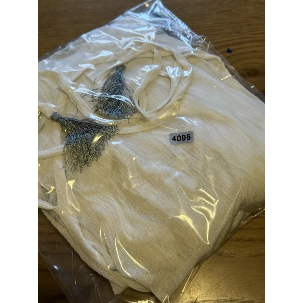 Raya Sun Womens Tunic Top Embroidered Size L/XL Beach Travel Vacation Resortwear - Image 13