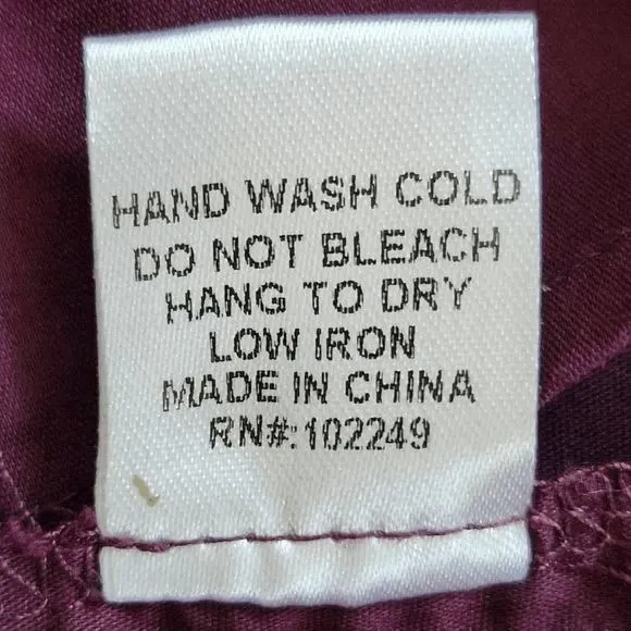 Skies are Blue Oxblood Top with Statement Sleeves Size Small Burgundy Blouse - Image 6