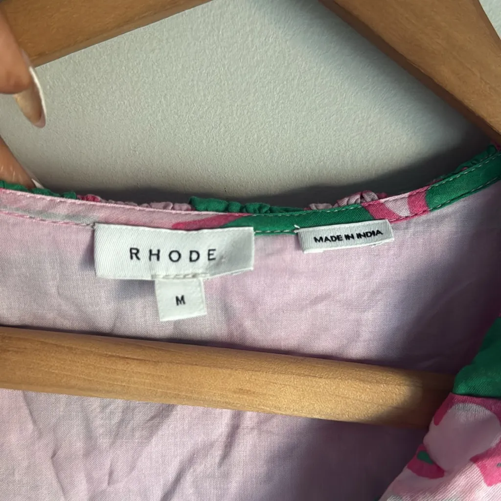 Rhode Lydia Dress in Take It Easy Small Green - Image 7