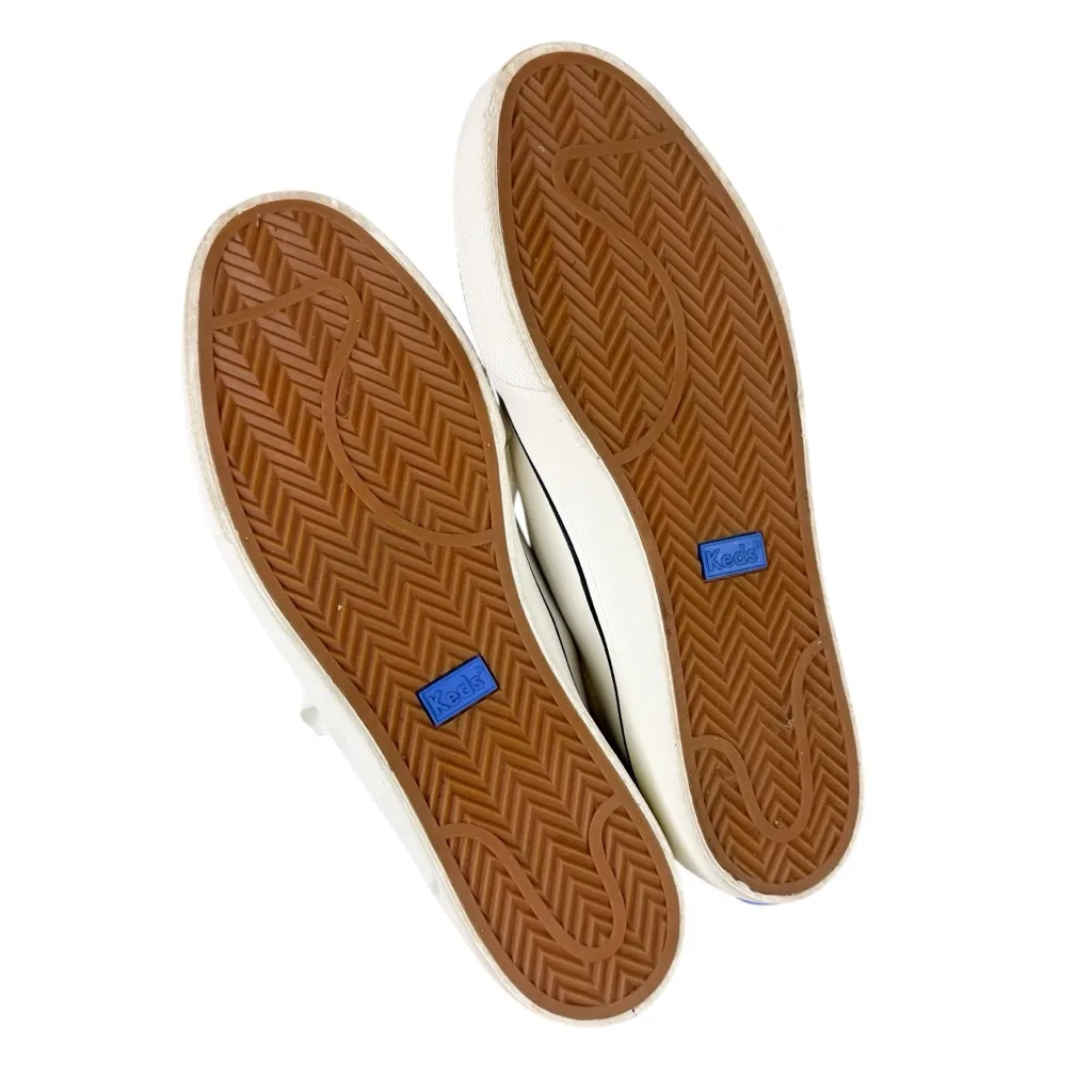 Keds Jump Kick T-Toe Leather Suede Calf Hair Heel Lace Up Sneakers White Size 9 - Image 10