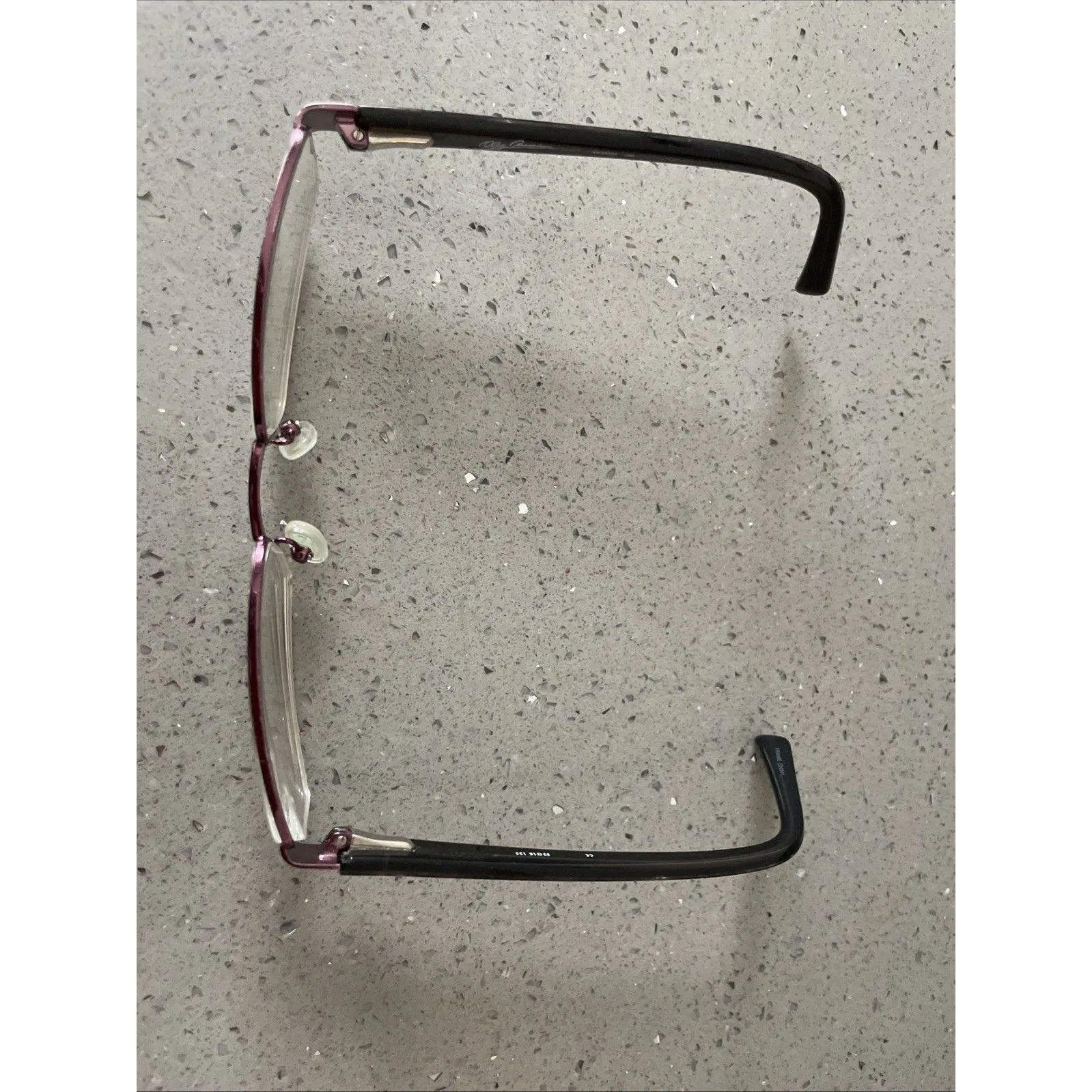 Oleg Cassini Eyeglasses Frames ONLY OCO326-505 Brown Metal Rectangle 53-18-135 - Image 2