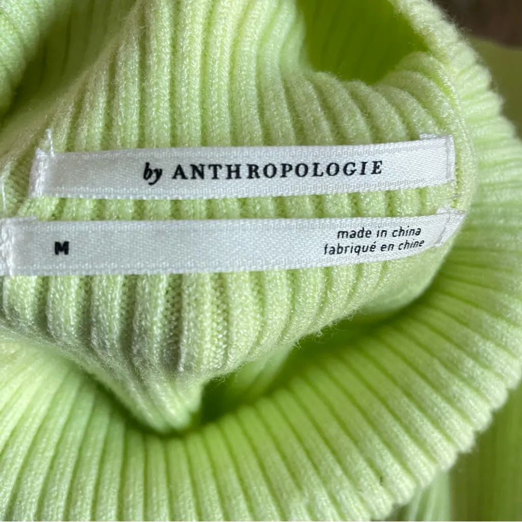 Anthropologie Thea Twofer Turtleneck Satin Sweater Maxi Dress in Medium - Image 3