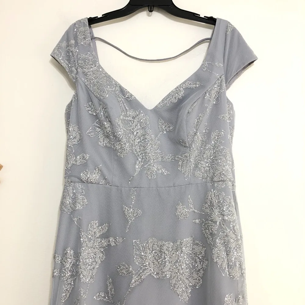 Hayley Paige Occasions 5761 Tulle Cap Sleeve Gown - Image 8