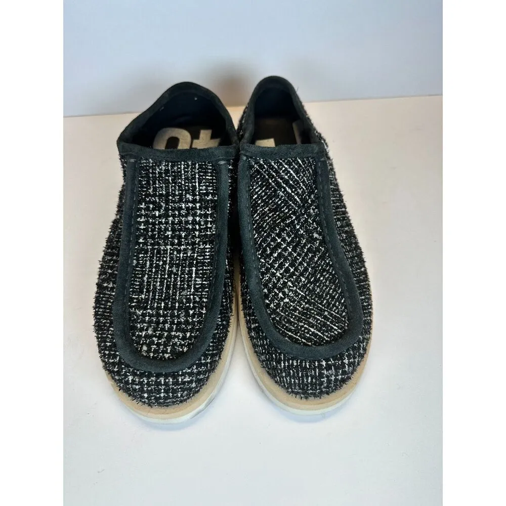 P448  Women’s Bubble Shaka Size 8.5 Black Gray Slip On Shoes Vibram Soles EUC - Image 6