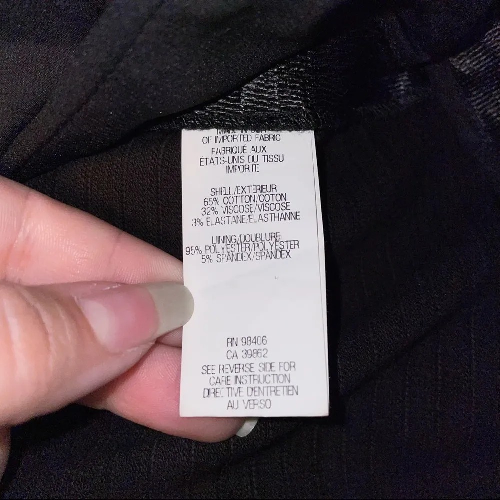 Theyskens’ Theory Casual Black Pants Satin Sheen Size 2 - Image 8