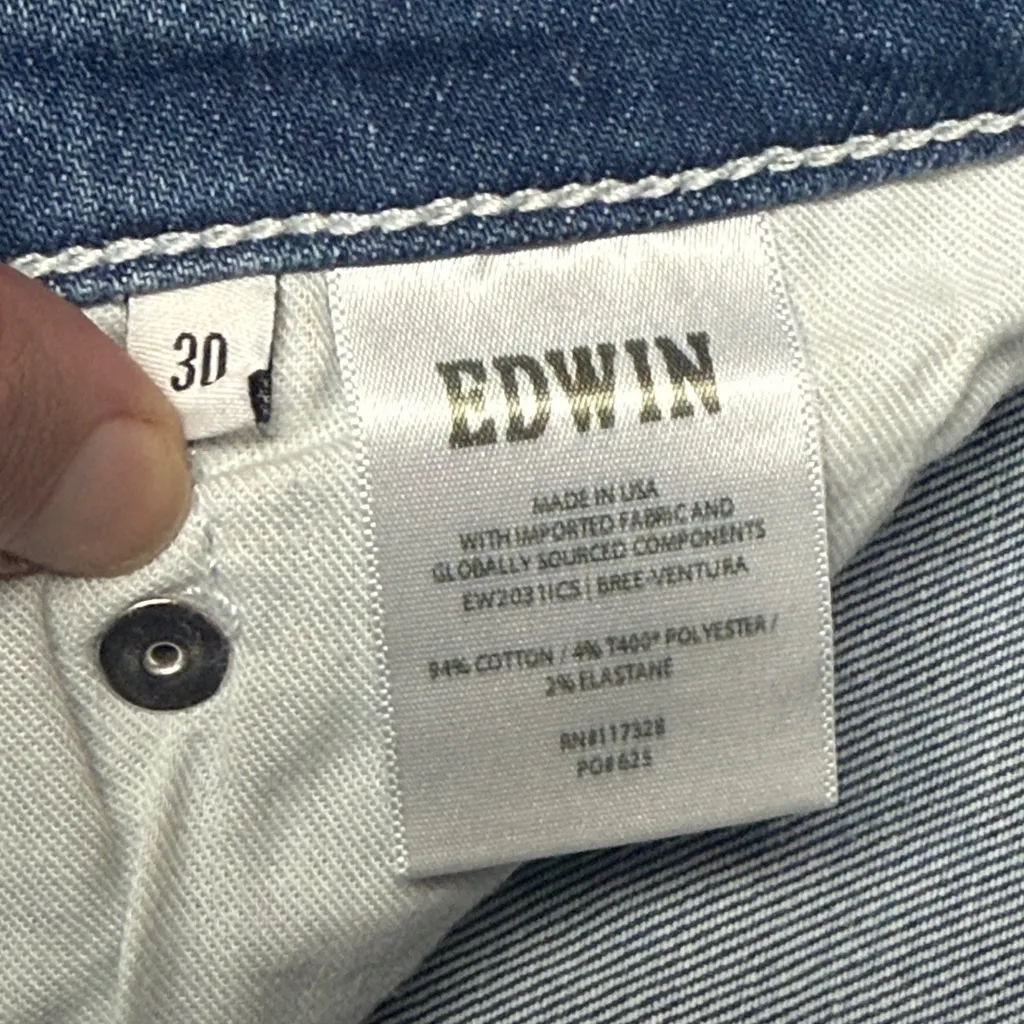 Edwin “Bree” Slim Skinny Jeans in Ventura Blue Size 30 - Image 8