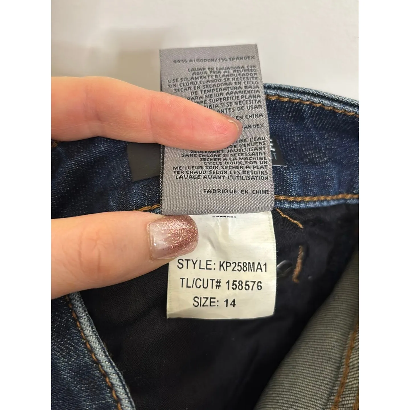 Kut From The Kloth Jeans Womens 14 Blue Natalie Mid Rise Bootcut 5-Pocket - Image 6