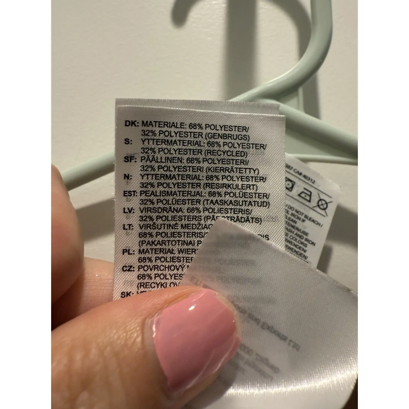 Women’s Adidas Tank Top X Zoe Saldana Collection Size M Ash Pearl Blush - Image 6