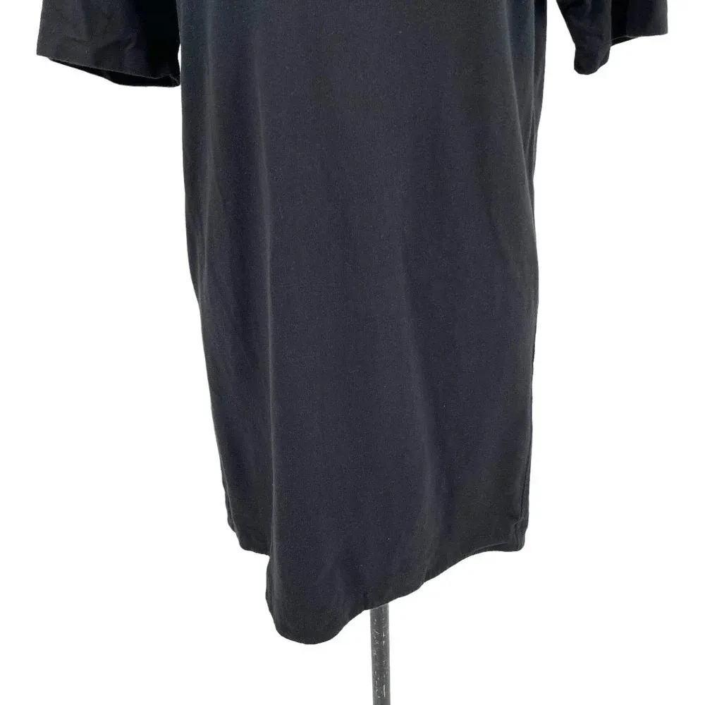 Aritzia Wilfred Free 100%‎ Cotton Black T-shirt Dress Size XS - Image 3