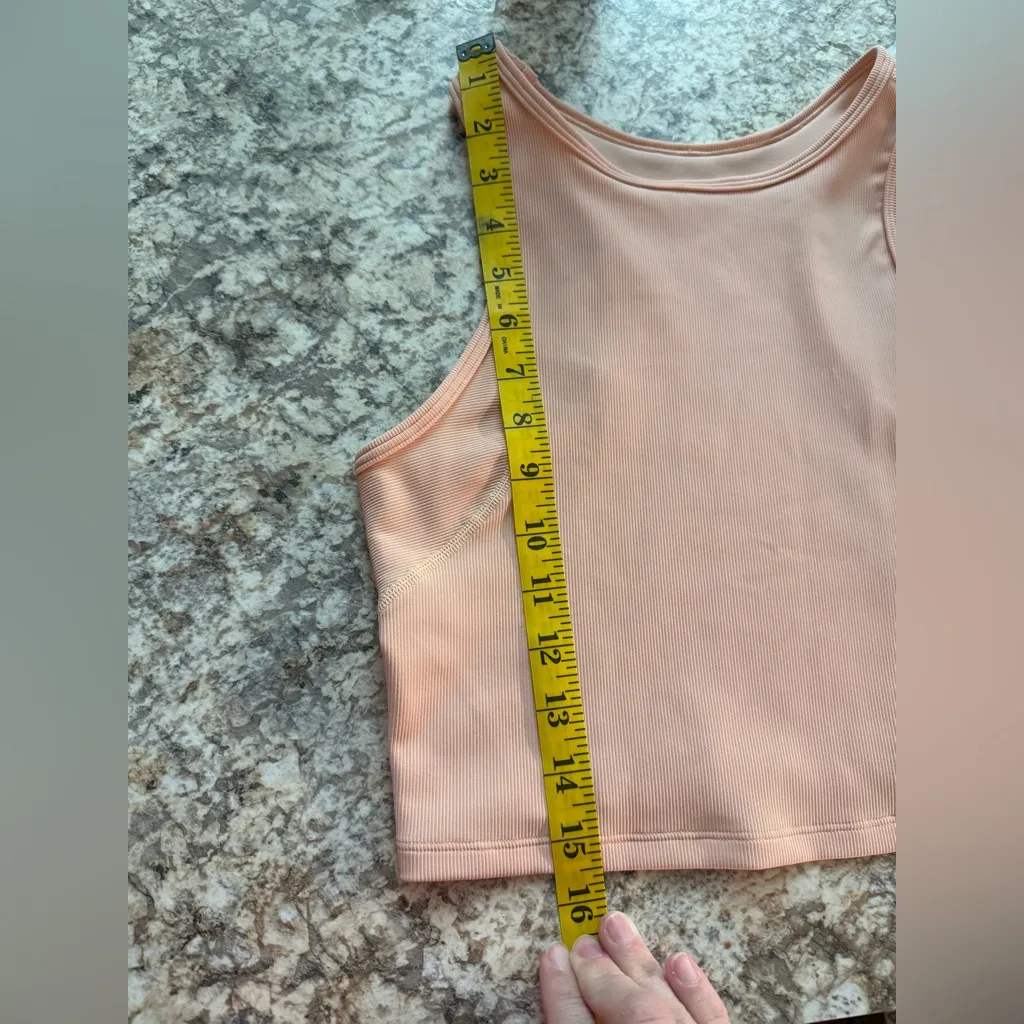 240 Lululemon Ebb To Street Racerback Crop Tank Pink Mist - Image 7
