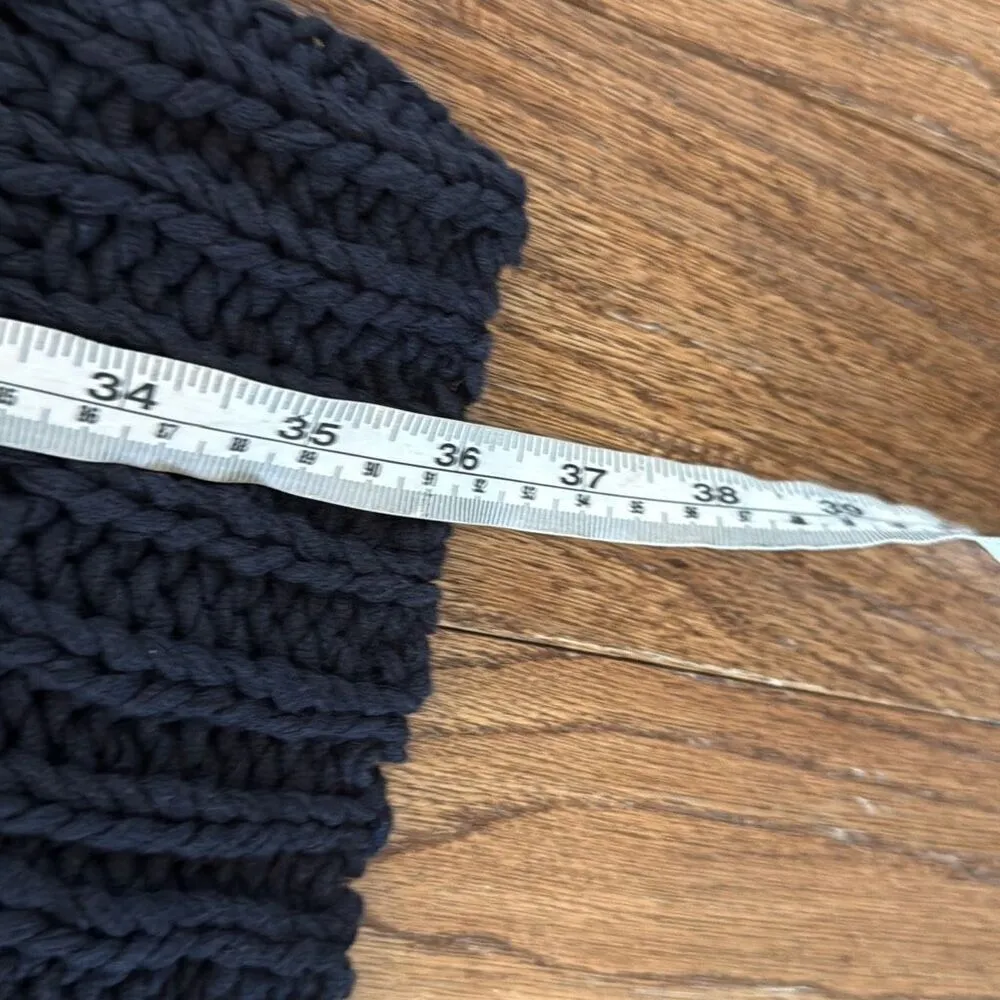 Free People Simply Sienna open knit longline cardigan navy M - Image 9