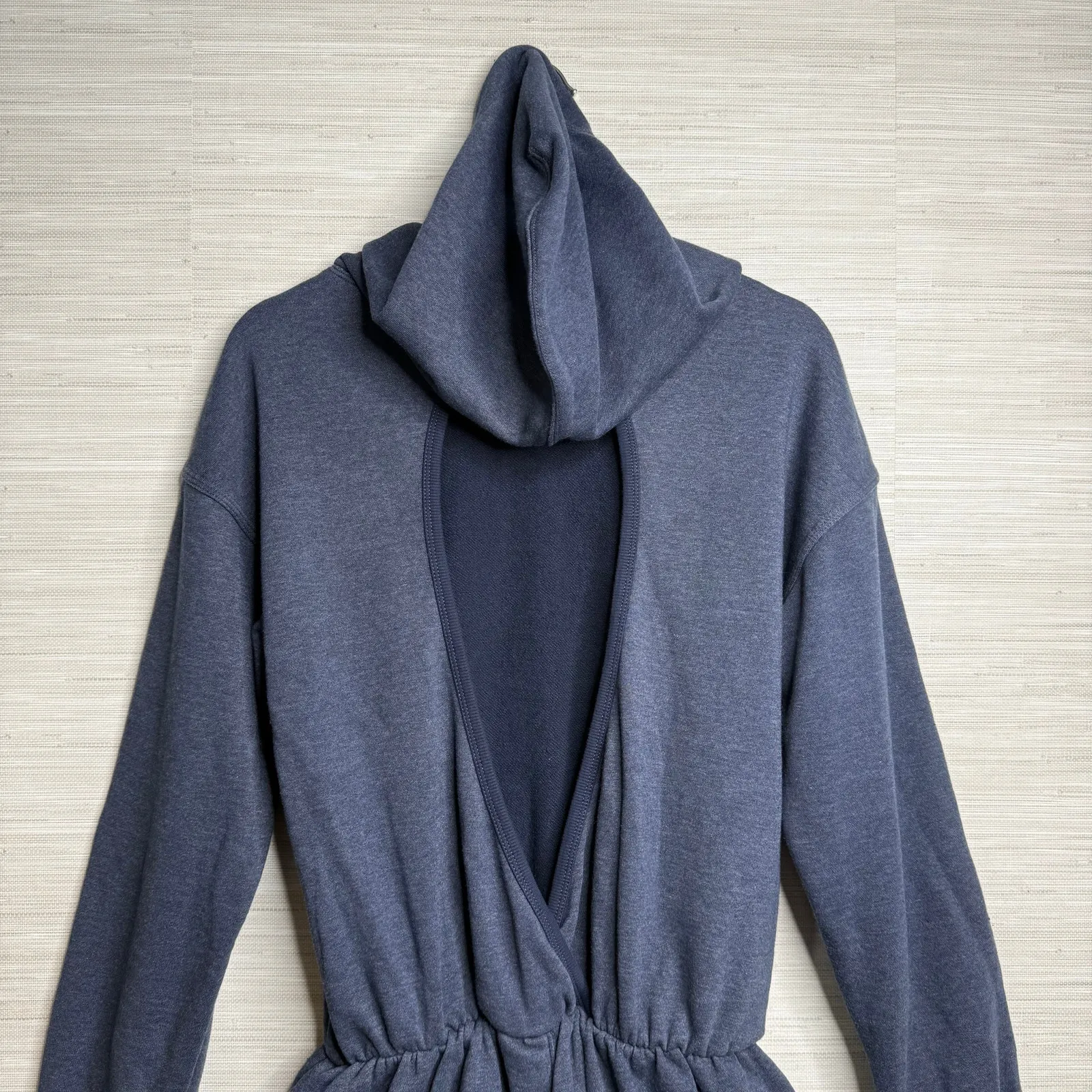 Free People romper hooded activewear cutout back onesie jumpsuit workout Small - Image 5