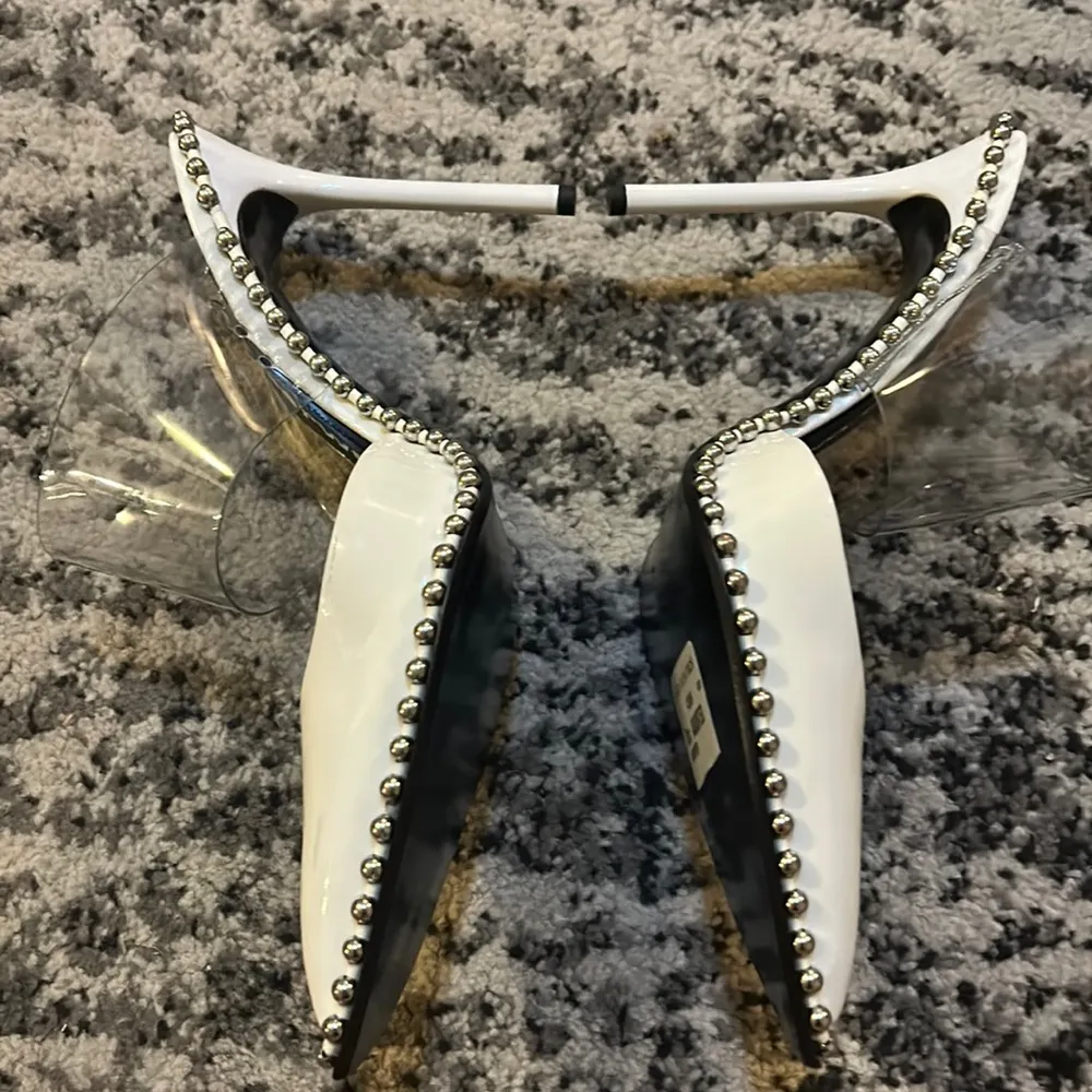 Rina Studded Clear Strap Mule size 40 - Image 6