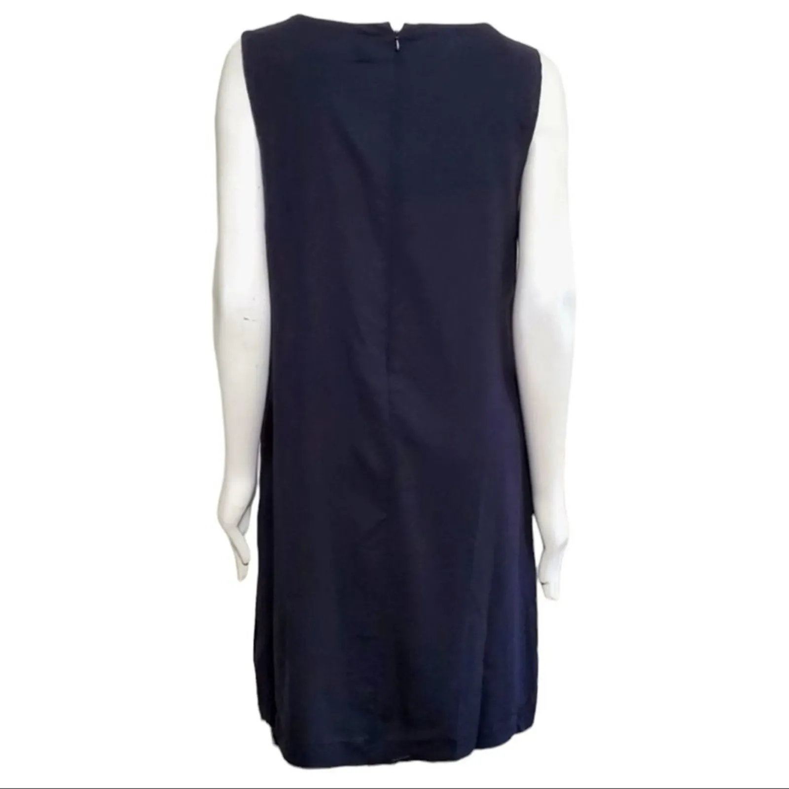 Nina Leonard Floral Cutout Sleeveless Linen Blend Midi Dress Size 10 NWT - Image 5