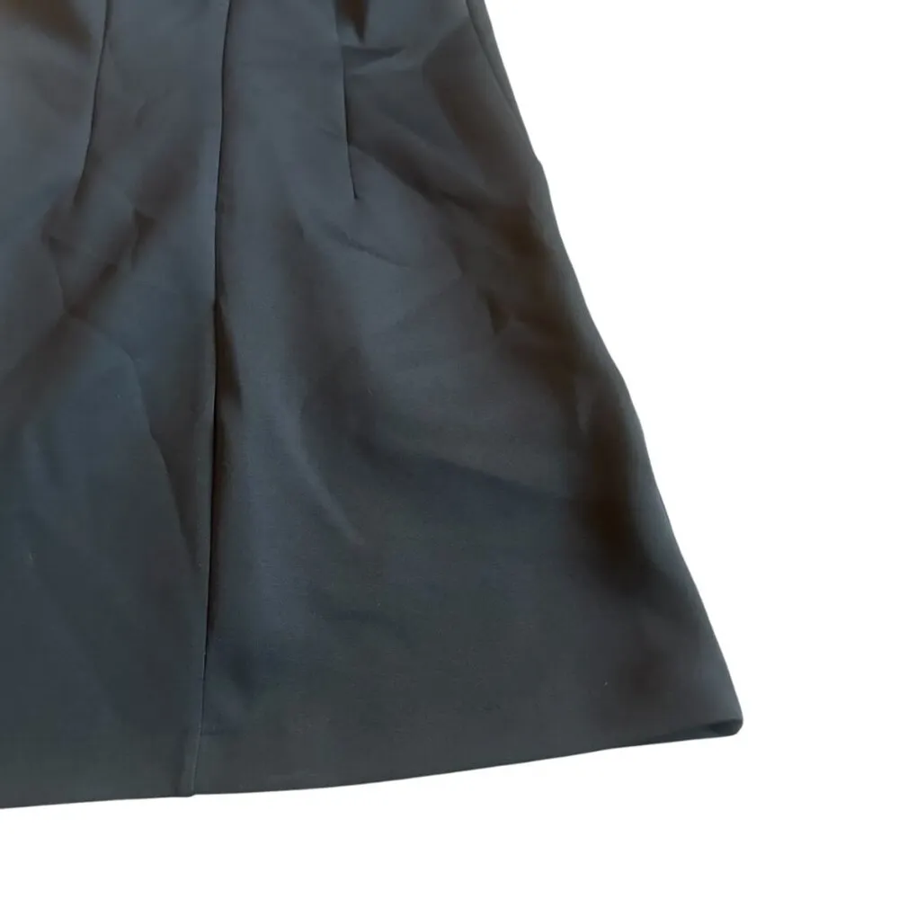 Betsey Johnson Black Shift Dress Daisy Buttons Mod Shift Fit Stretch Size 4 - Image 11