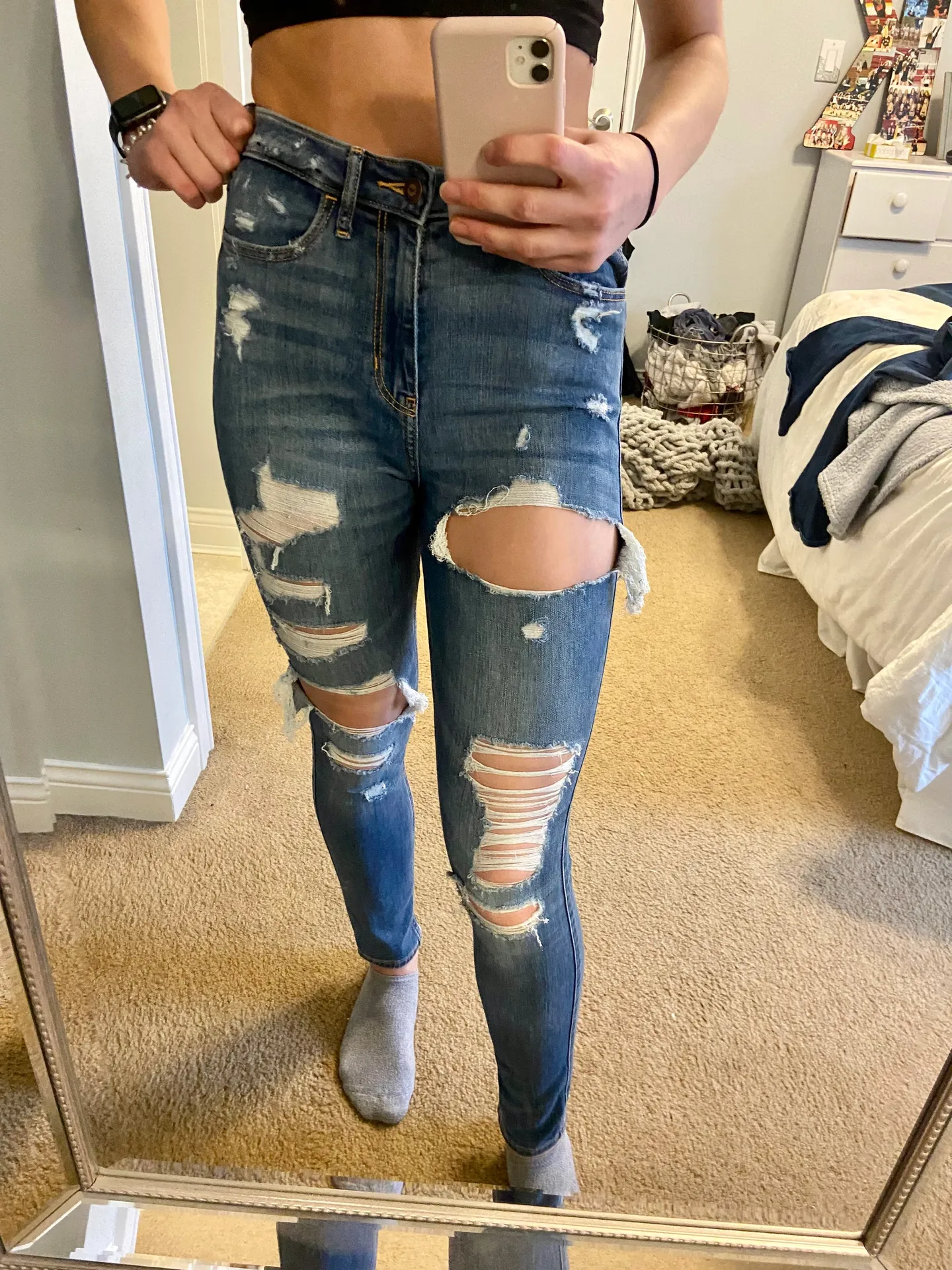 Hollister Ripped Jeans - Image 2