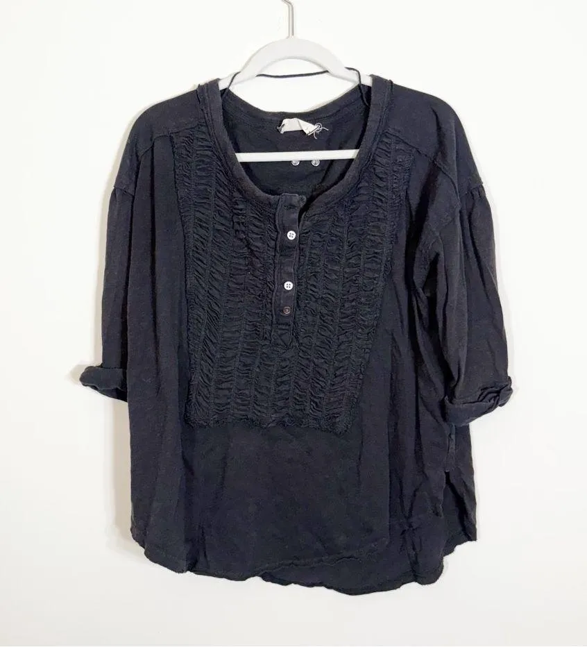 Free People We The Free Redone Tee Shirt Black Small - Image 4